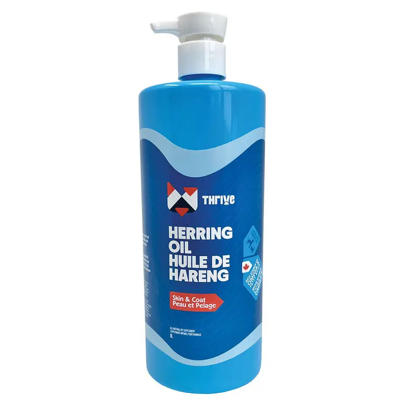 Thrive herring oil pump bottle for pets